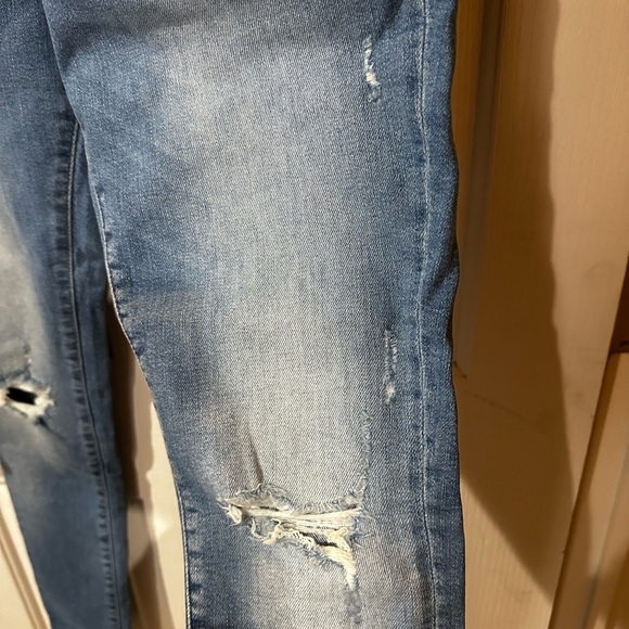 NWT River Island Ollie Spray On Skinny Stretch Distressed Jeans - Picture 6 of 11